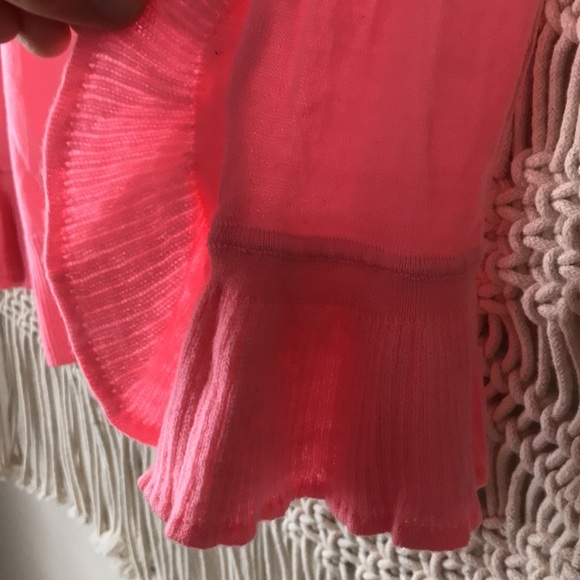 J. Crew pink pullover crew fitted sweater sz XS - Picture 3 of 7